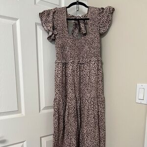 Jade Dress in Zahara Leo MAJORELLE